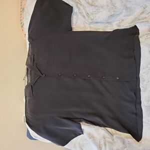 Tommy Bahama Black 100% Silk Mens shirt XL